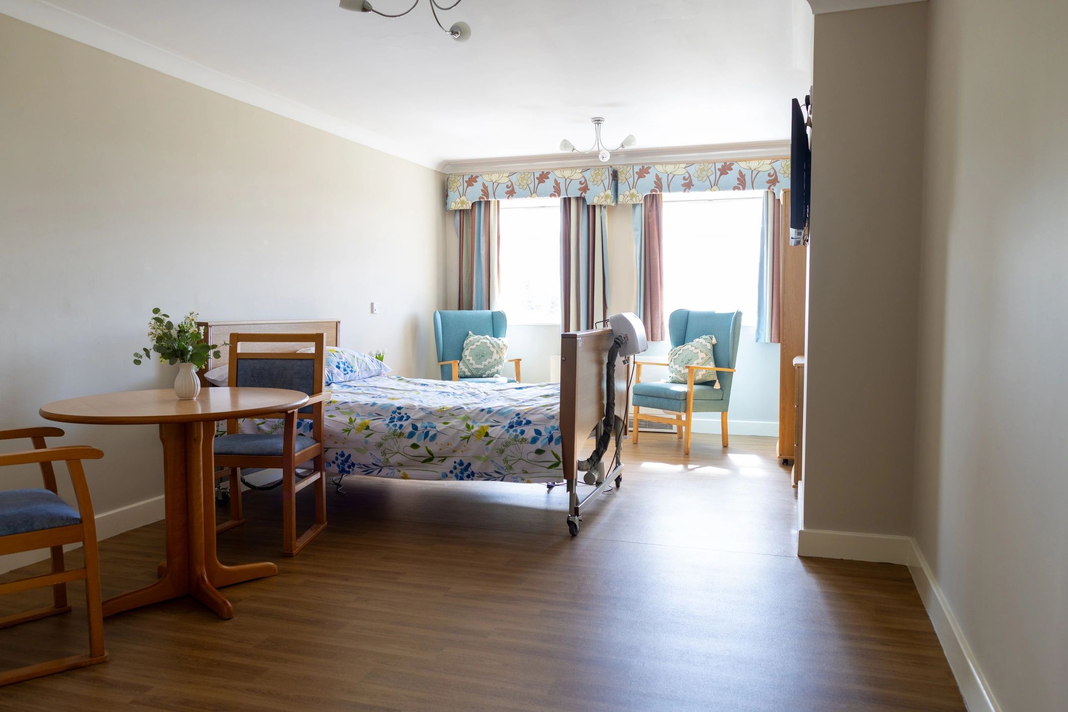 Luxury bedsheets styled in a bright bedroom